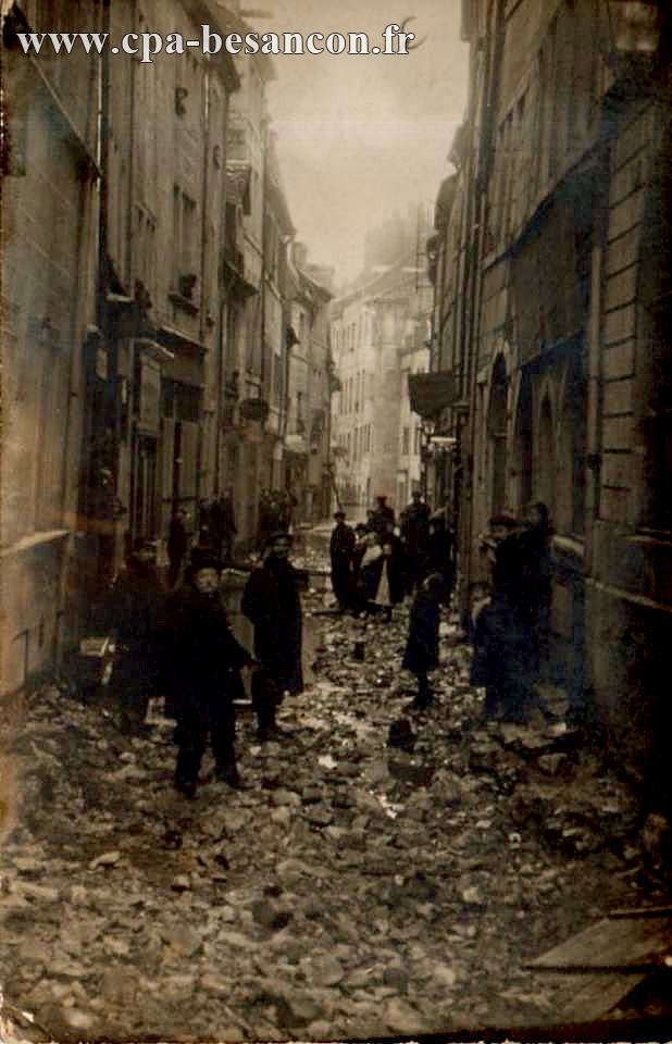 Besançon - Les Inondations de Janvier 1910 - Rue Claude Pouillet